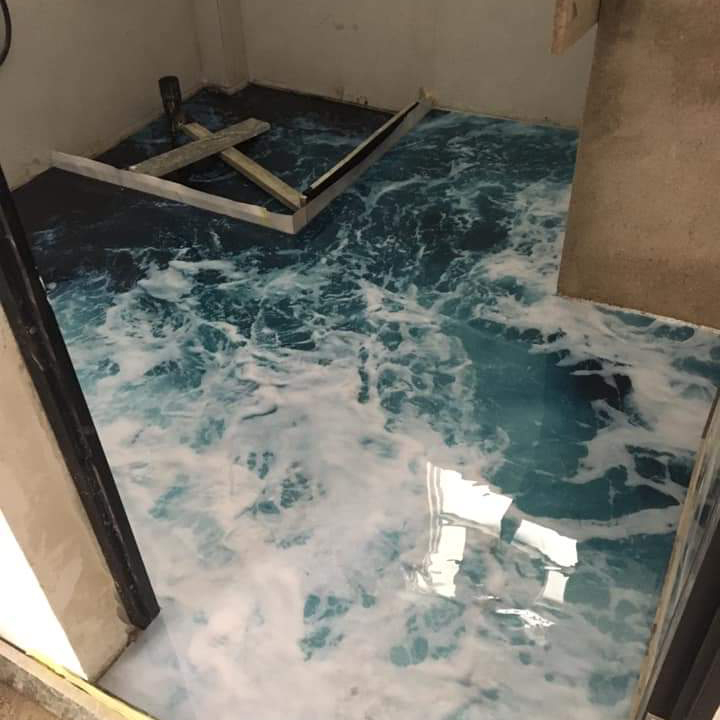 EPOXY RESIN for 3D three-dimensional epoxy floor