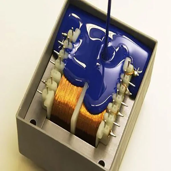 Electronic component potting glue