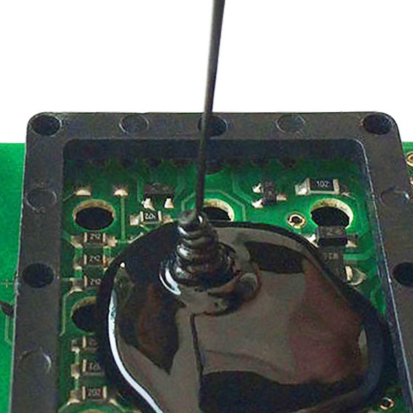 Two-component epoxy resin potting glue