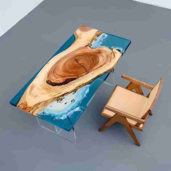 The production and artistic value of the river table