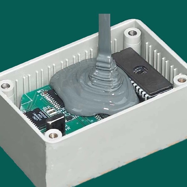 Introduction of potting glue